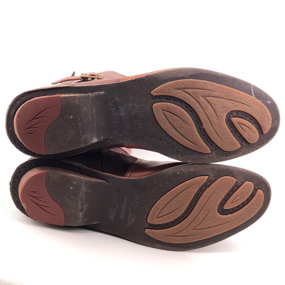 Patagonia Addie Rider Brown Leather Tall Riding Boots 9.5 - Picture 7 of 16